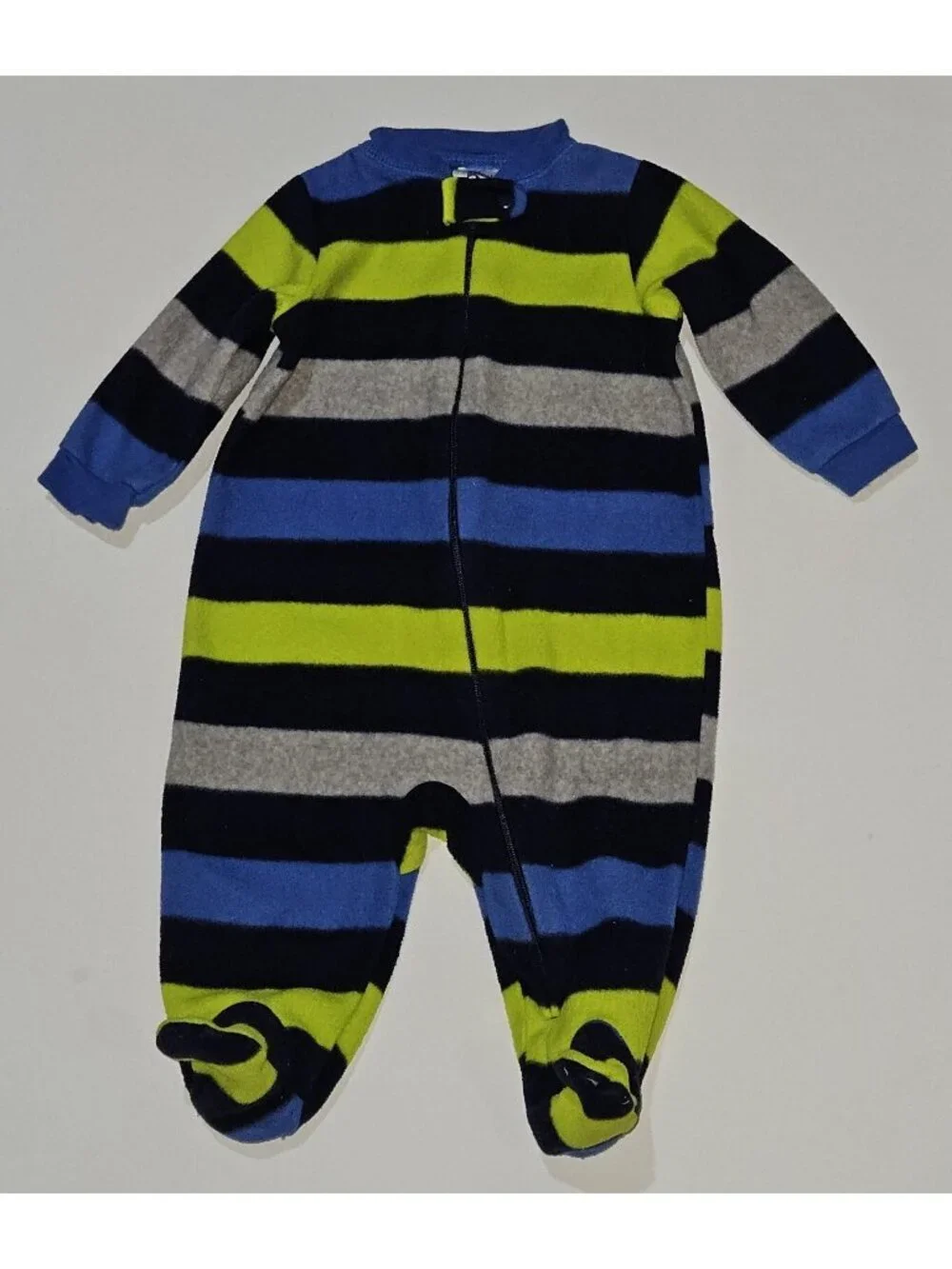 6 Pairs Footie Pajamas Lot NB 0-3-6 Months Baby Boy Buffalo Plaid Weeplay Carter